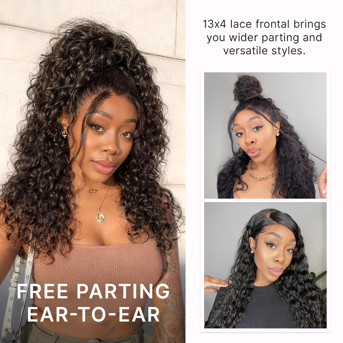 Glueless Water Wave Wig – Fluffy & Natural Volume